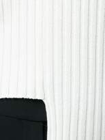 Thumbnail for your product : Helmut Lang asymmetric v-neck jumper