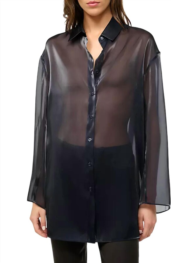 STAUD Allen Top In Midnight