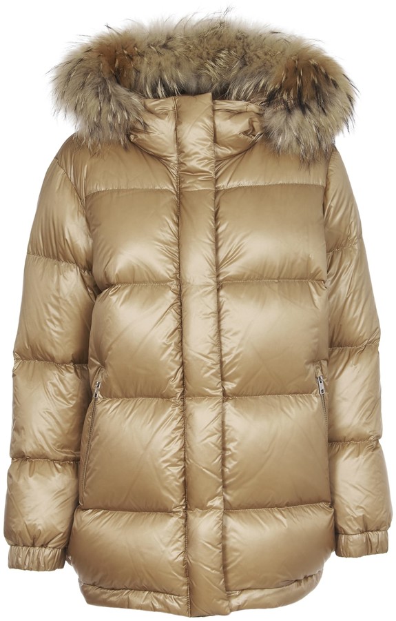 Woolrich Gold Aliquippa Puffy Jacket - ShopStyle Down & Puffer Coats