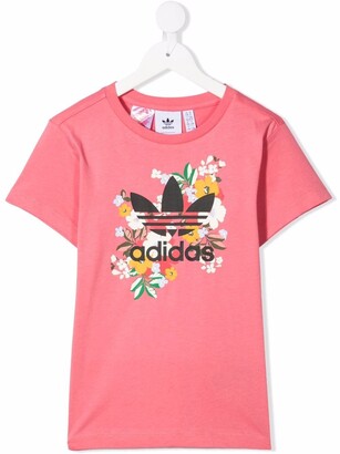 Adidas Originals Kids logo-print T-shirt