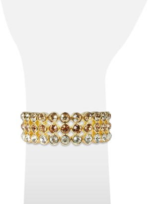 A-Z Collection Three-tone Crystal Bracelet