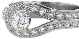 Van Cleef & Arpels 2010s pre-owned platinum Couture diamond ring