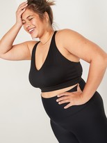 Thumbnail for your product : Old Navy Light Support Strappy Plus-Size Sports Bra