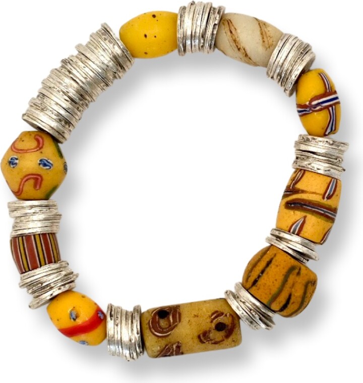 Beaded Cross Bracelet | Shop The Largest Collection | ShopStyle