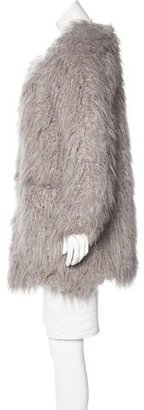 Smythe Short Faux Fur Coat