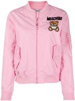 Thumbnail for your product : Moschino Sequin Teddy Bomber Jacket