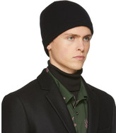 Thumbnail for your product : Paul Smith Black Wool Zebra Beanie