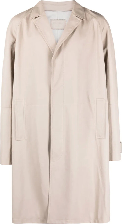 Mens Long Leather Coats ShopStyle UK