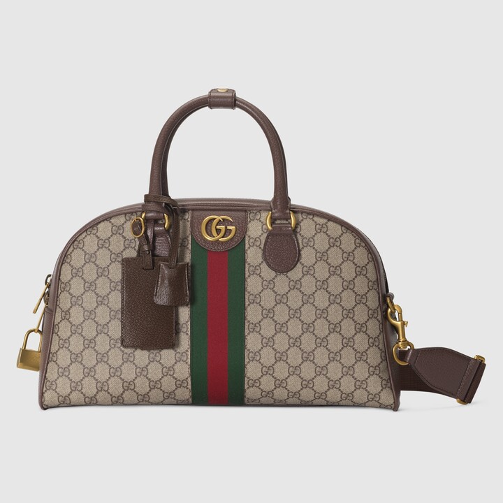 Gucci Neo Vintage Web Duffle Bag GG Coated Canvas Medium - ShopStyle