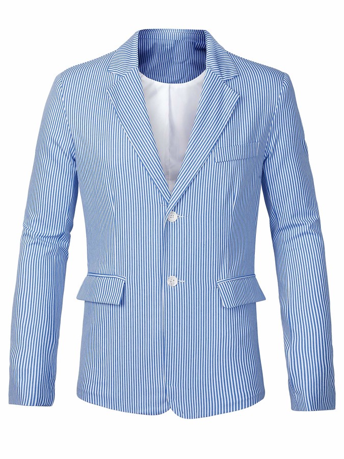 mens striped blazer vintage