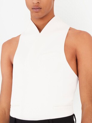 Ferragamo Wrap-Design Cotton Vest