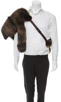 Thumbnail for your product : Damir Doma Fur Leather-Trimmed Stole