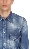 Thumbnail for your product : DSQUARED2 Western Bleached Denim Shirt