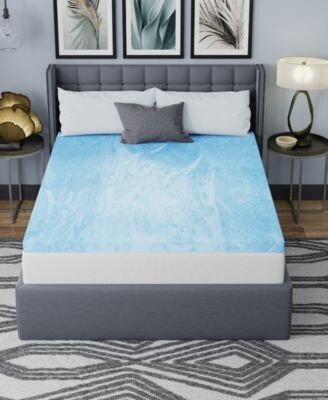 Vibe 3 Gel Swirl Memory Foam Mattress Topper