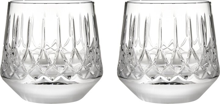 Waterford Set Of 2 Lismore Arcus Tumblers