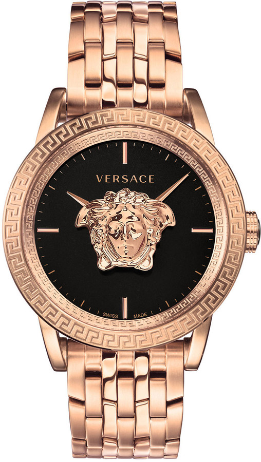 Versace Men's 43mm Palazzo Empire Watch, Rose Gold - ShopStyle