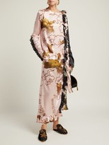 Thumbnail for your product : By Walid Nil Antique-silk Blouse - Pink Multi