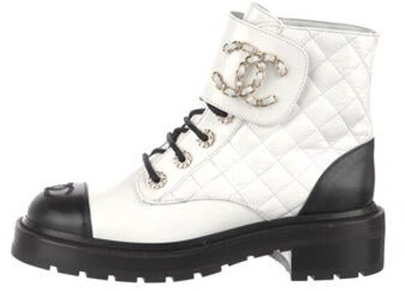 chanel combat boots 2017