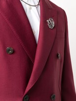 Thumbnail for your product : Alexander McQueen Brooch-Embellished Blazer