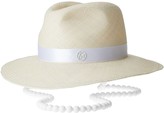 Thumbnail for your product : Maison Michel Henrietta straw fedora hat