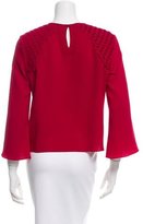 Thumbnail for your product : Isabel Marant Crew Neck Cropped Top