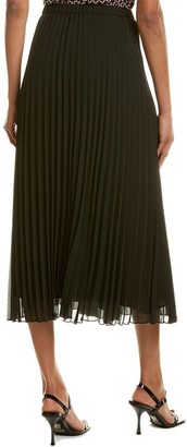 Anne Klein Sunburst Pleated Maxi Skirt