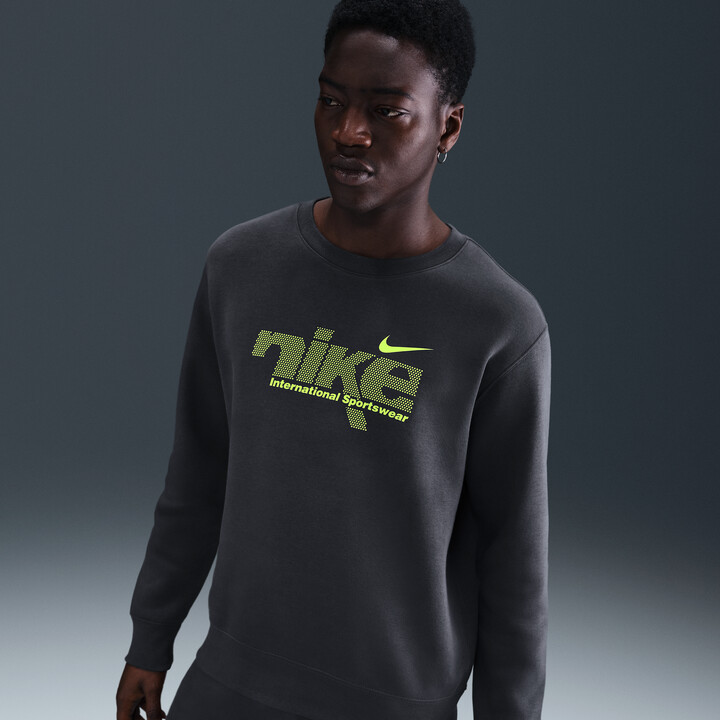 nike sportswear men's fleece crew