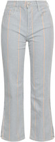Thumbnail for your product : 3x1 Striped Denim Bootcut Pants