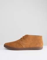 Thumbnail for your product : Fred Perry Byron Suede Mid Chukka Boots