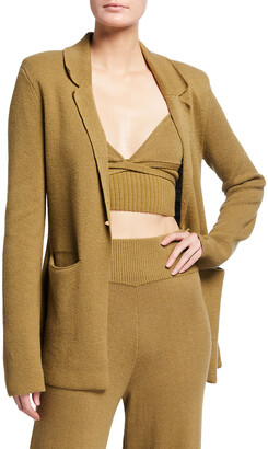 Altuzarra Single-Button Wool/Cashmere Jacket