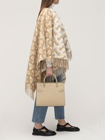 Thumbnail for your product : Burberry Md Title Grained Leather Top Handle Bag