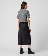 Thumbnail for your product : AllSaints Benno Lin Stripe 2-in-1 T-Shirt Dress
