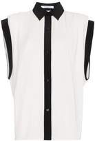 Givenchy Silk Batwing Short Sleeve Shirt