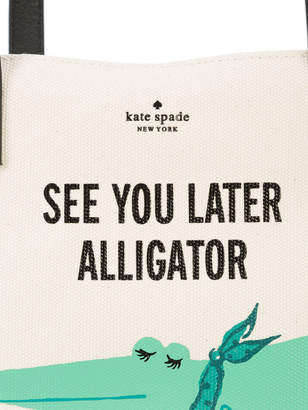 Kate Spade Swamped Alligator Mega Sam shoulder bag
