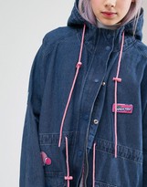 Thumbnail for your product : Lazy Oaf Bubble Denim Parka Jacket
