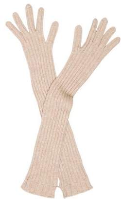 Chanel Cashmere Elbow-Length Gloves w/ Tags