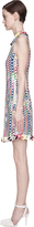 Thumbnail for your product : Versus Multicolor Chain-Trimmed Printed Dress