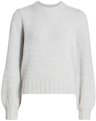 Rails Sybil Puff-Sleeve Cashmere, Alpaca & Wool-Blend Knit Sweater