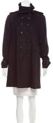 Burberry Wool-Blend Double-Breasted Coat
