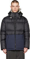 Thumbnail for your product : Army by Yves Salomon Yves Salomon - Army Black Paneled Down Jacket