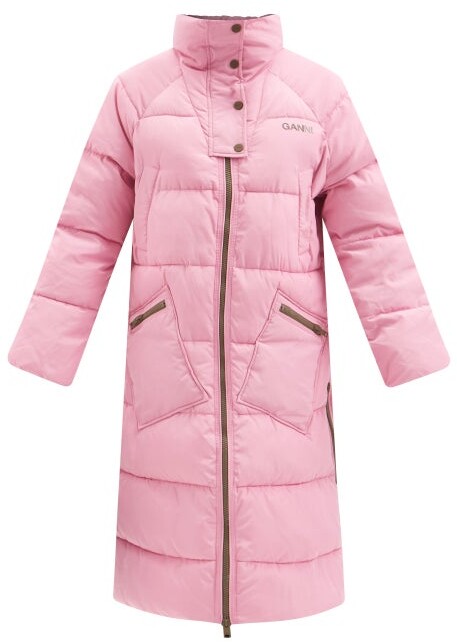 Ganni Parka Coat Ganni Coat Sale Ganni Pink Puffer Jacket Ganni