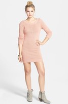 Thumbnail for your product : RVCA x Ashley Smith 'Tori' Sweater Dress (Juniors)