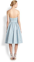 Thumbnail for your product : Ali Ro Strapless Jacquard Dress