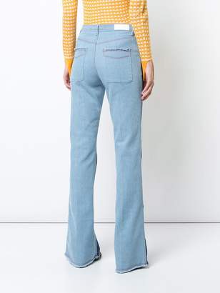 Sonia Rykiel two tone bootcut jeans