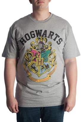 Harry Potter Big Men's Hogwarts Crest Graphic T-Shirt, Up To 6XL