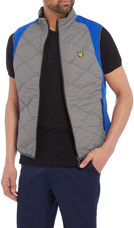 Lyle & Scott Men's Golf Irvine Quilted Gilet ShopStyle Outerwear