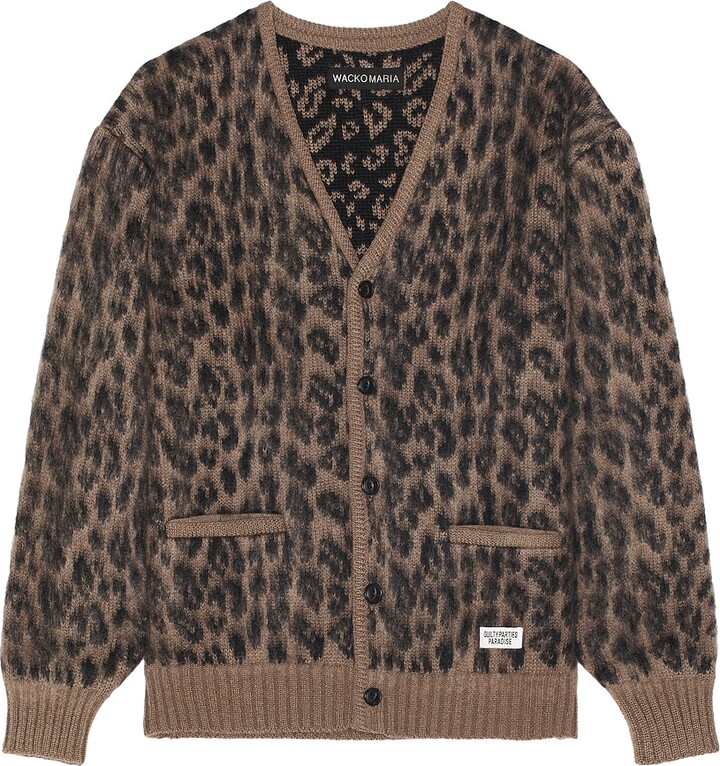トップス WACKO MARIA LEOPARD MOHAIR CARDIGAN WACKO MARIA (ワコマリア) LEOPARD MOHAIR CARDIGAN ( TYPE-1