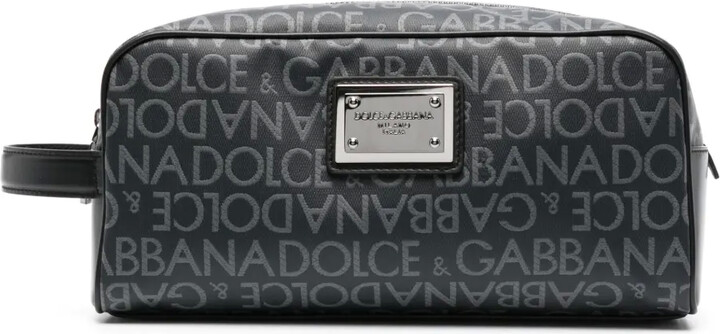 Dolce & Gabbana Logo-Print Wash Bag