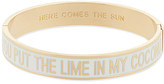 Thumbnail for your product : Kate Spade 'You put the lime in my coconut' bangle