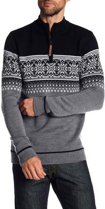 Obermeyer Bryce Half Zip Merino Wool Sweater